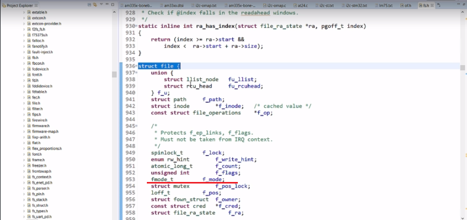 Figure 3. Struct file