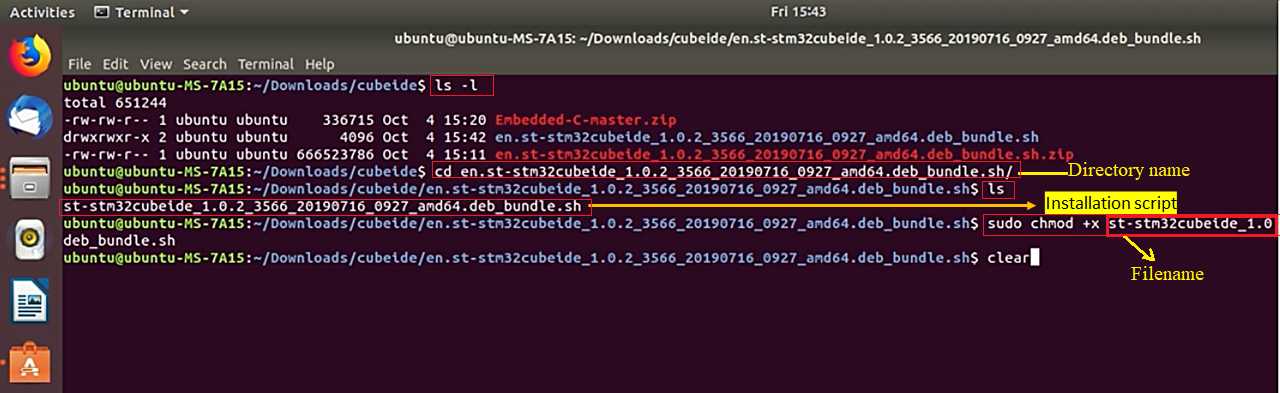 Installing STM32CubeIDE on Linux