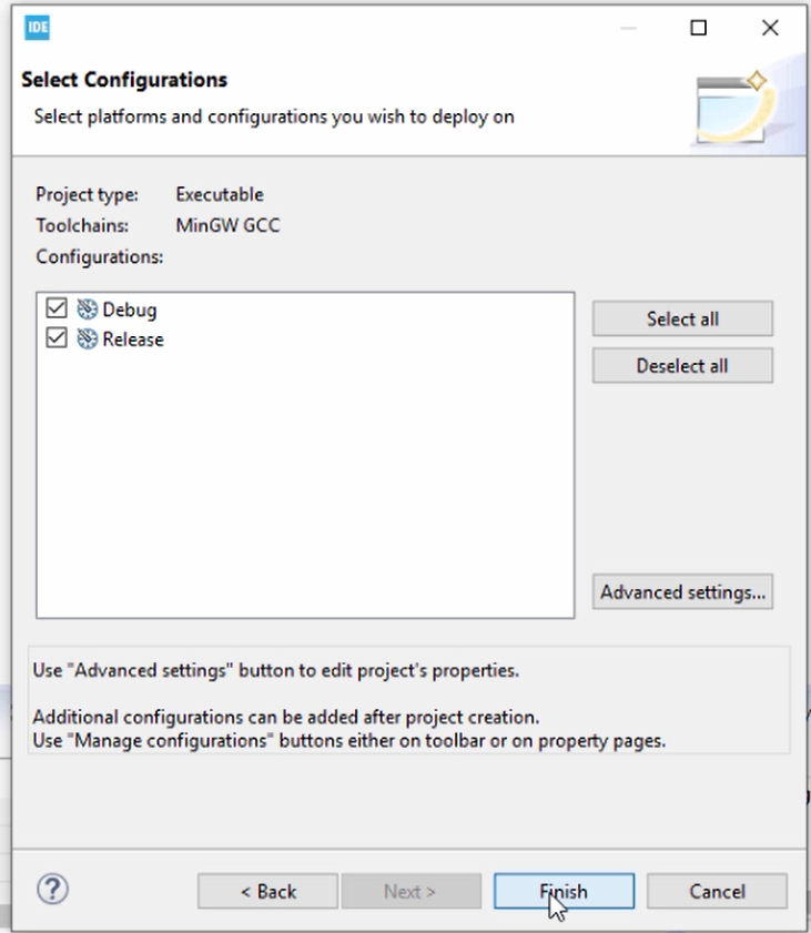 Figure 7. Select Configurations