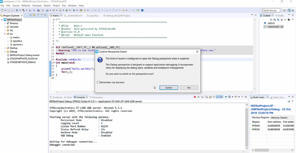 Issues with STM32CubeIDE
