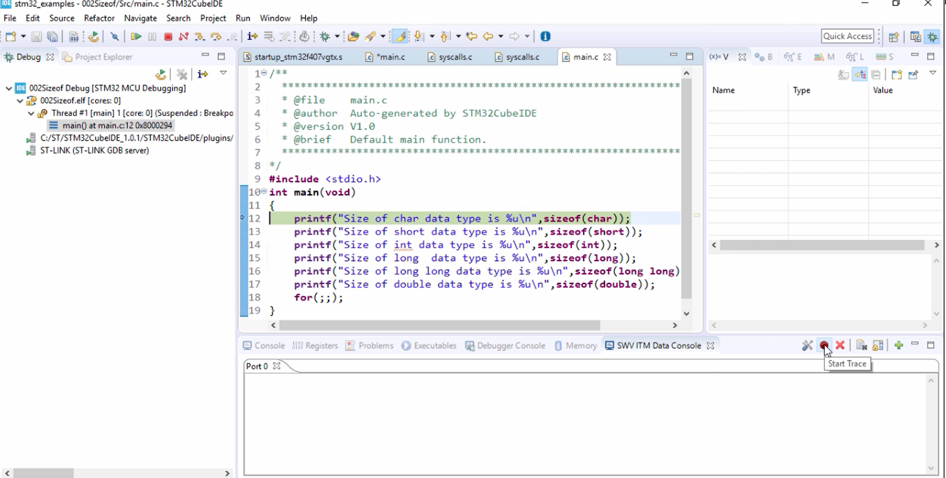 Using Sizeof Operator in C: Display Sizes of Data Types
