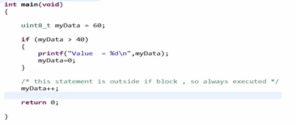 if statement in C Programming - Syntax, flowchart, and Examples