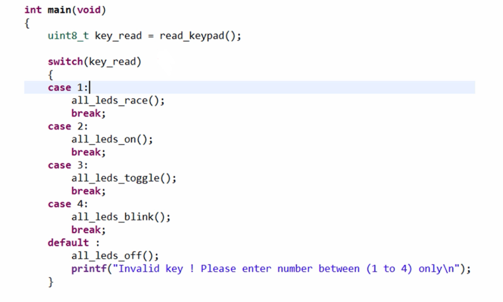 Syntax Of Switch Statement In C Programming