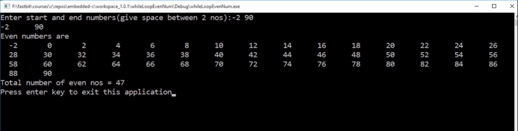 Figure 5. Output