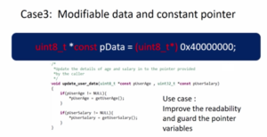 Read more about the article Microcontroller Embedded C Programming Lecture 132| ‘const’ usage and different case studies contd