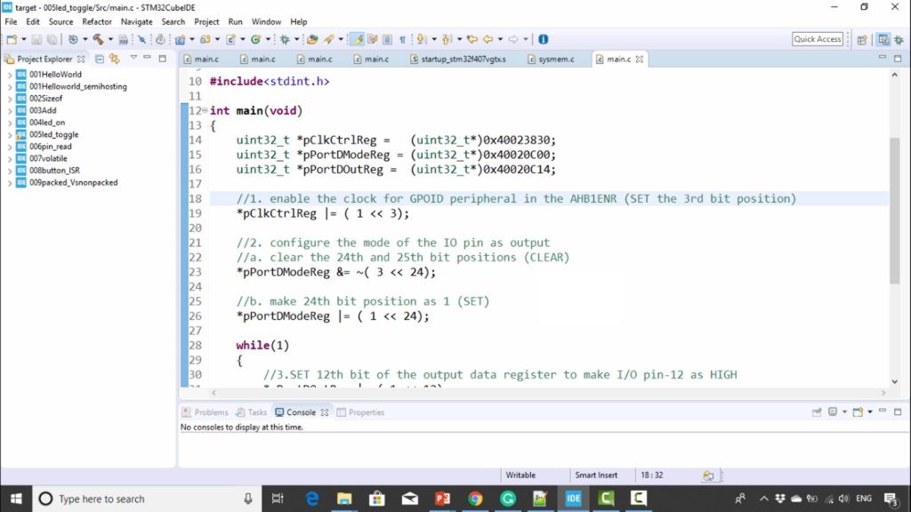 Bit-field exercise : Creating bit-field structure for peripheral registers