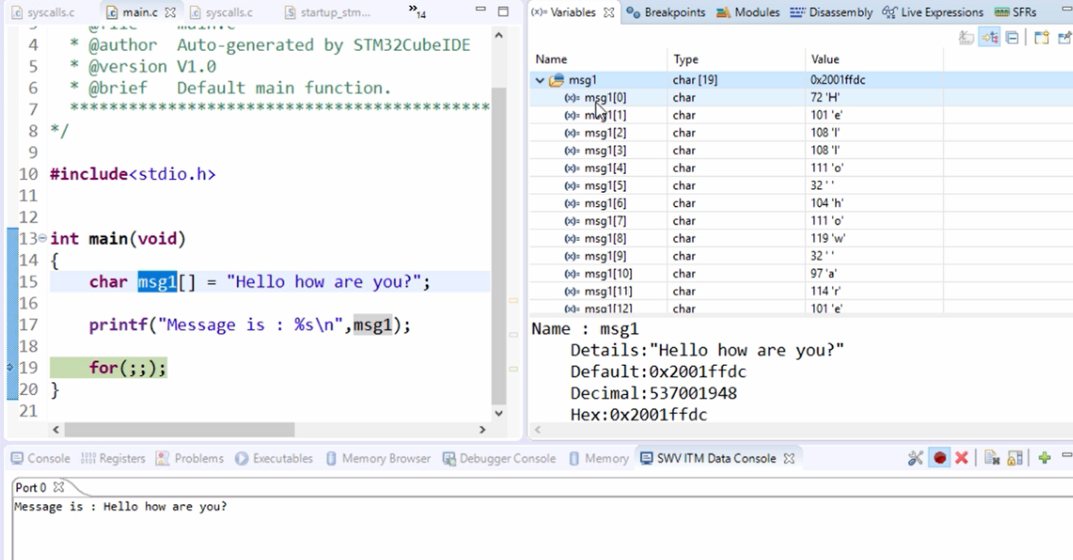 String literal(String Constant) in C Programming