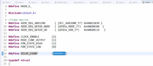 Read more about the article Microcontroller Embedded C Programming Lecture 184| Modifying led toggle exercise with macros