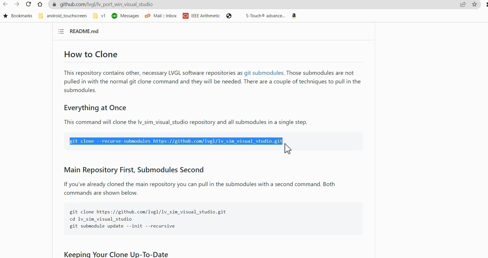 Figure 9. Github repository